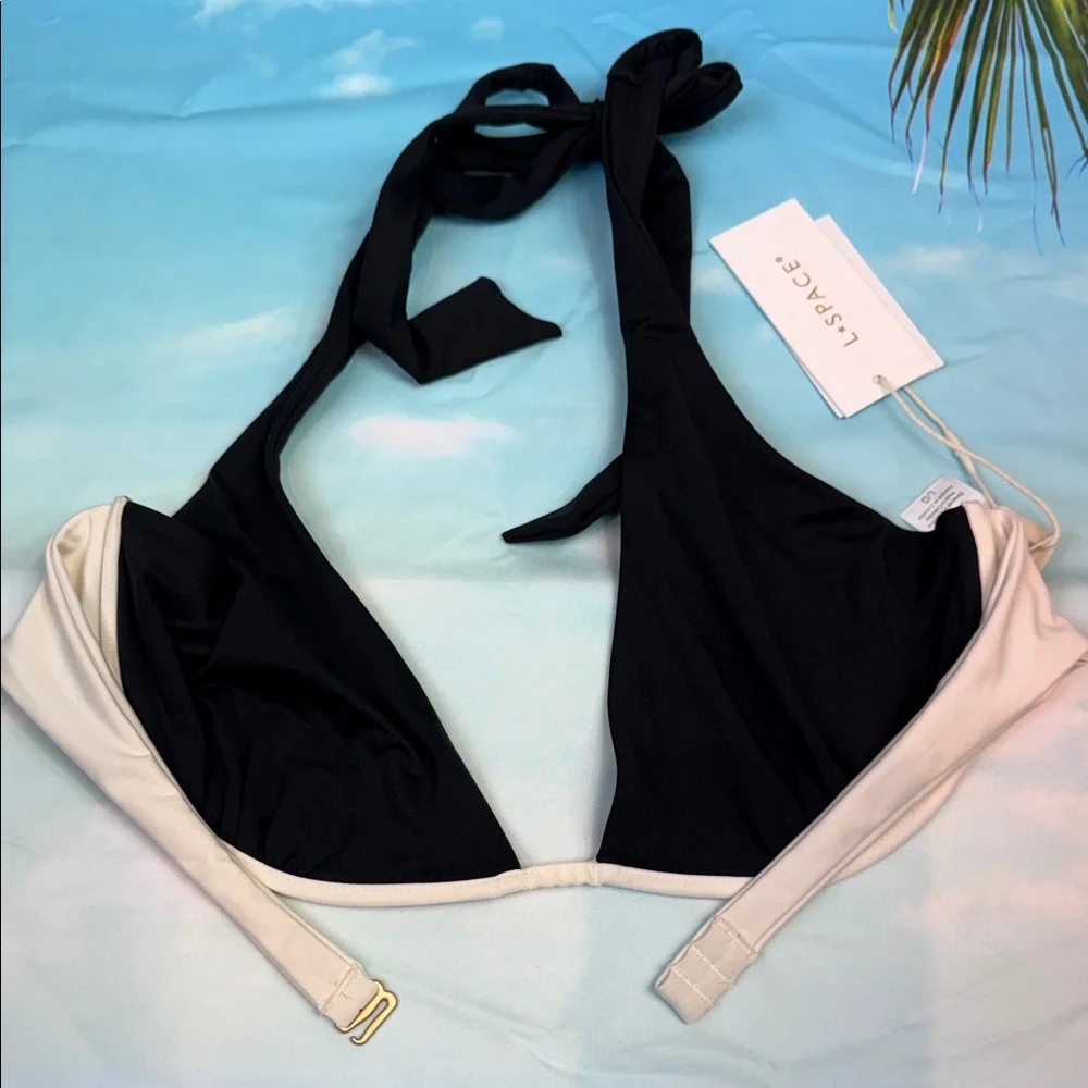 L*Space Black & White Bikini Set – NWT Top: Large | Bottom: Medium